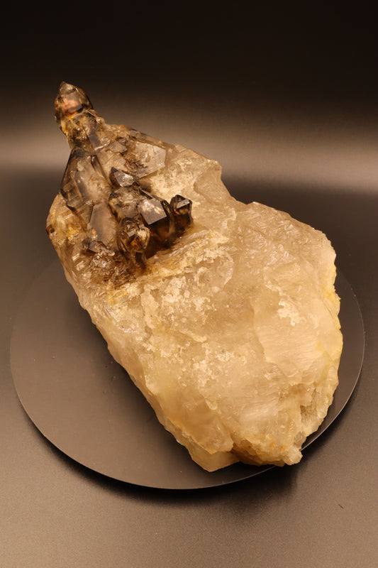 鱷魚皮黑金剛水晶 II・指向形態 (Directional Elestial Black Vajra Quartz Matrix)